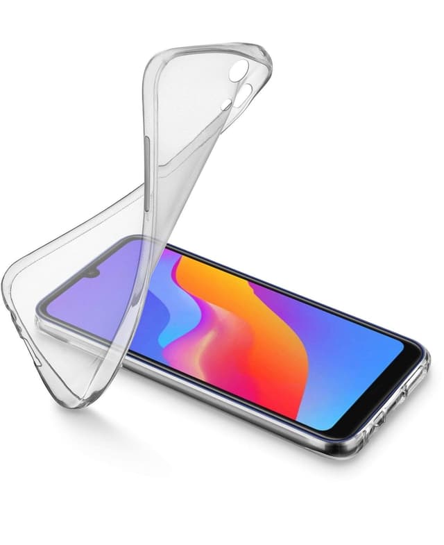 Cellularline Soft - Honor 8A Protegge e valorizza il design dello smartphone Trasparente