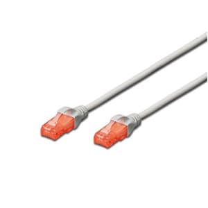 Ewent CAVO DI RETE U/UTP Patch CORD 2MT CAT 6 Color Grigio EW-6U-020 IM1012 - Immagine 1