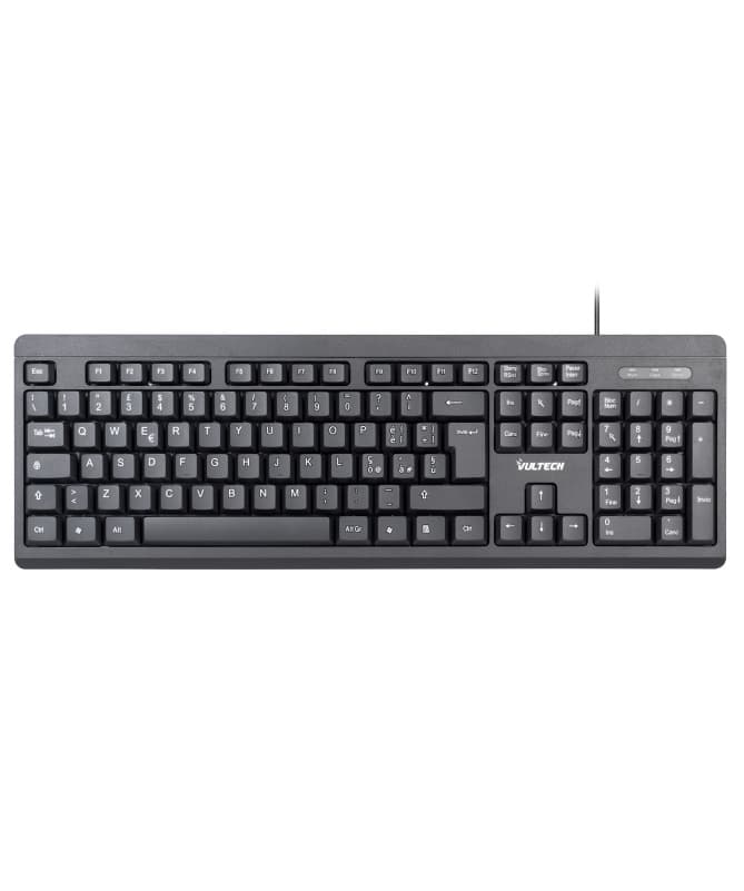 Vultech Tastiera Black USB KEY-609