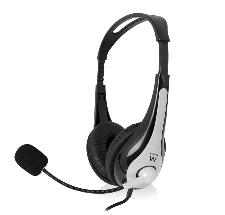 Ewent Cuffie Stereo CON Microfono E Controllo Volume EW3562 - Immagine 1