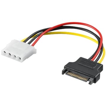 Ewent CAVO Adattatore Alimentazione SATA A Molex 5.25 CC-180514-002-N-B - Immagine 1