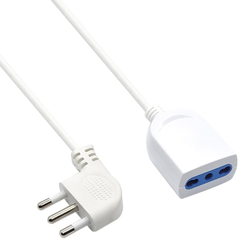 Ewent Prolunga Elettrica 3 MT Presa Italiana 16A Bianca EW3810 - Immagine 1