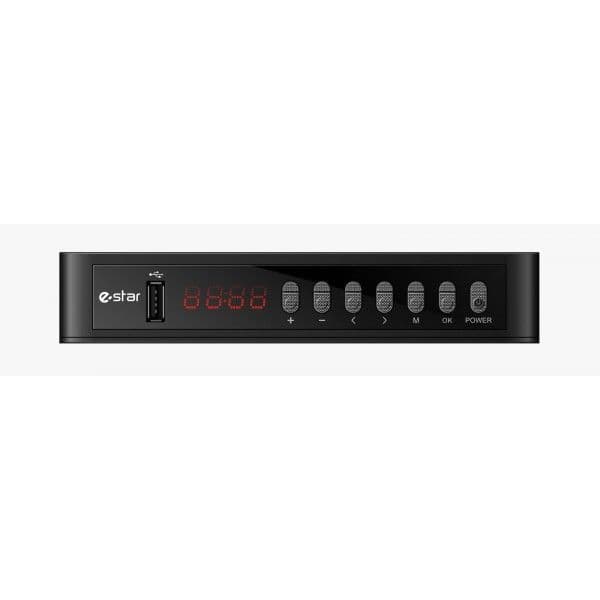E-STAR Decoder Digitale Terrestre DA Tavolo DVB-T/T2 T2-618 - Immagine 1