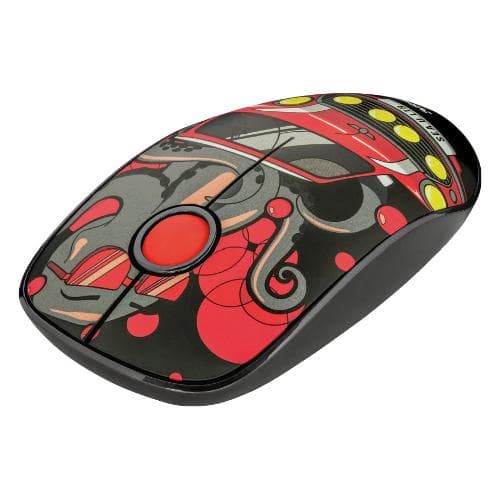 Trust Optical Mouse Sketch Silent RED Wireless 23336 - Immagine 1