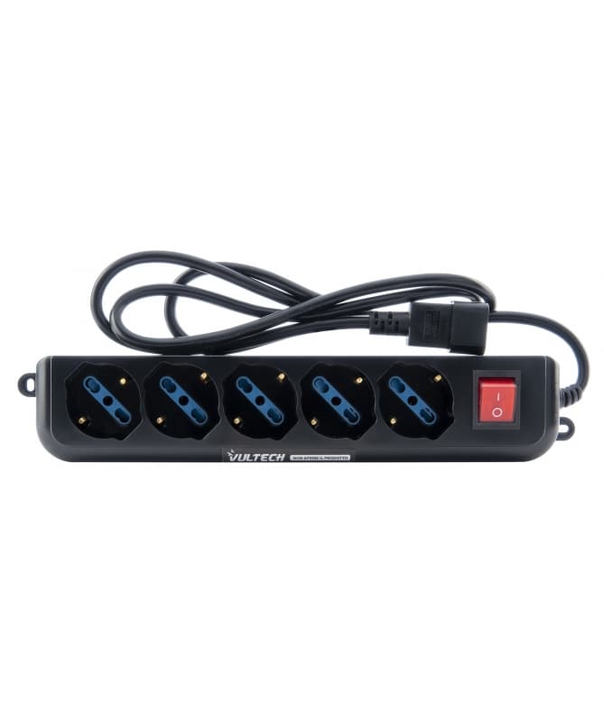Vultech Multipresa 5 Posti CON Spina IEC PER UPS MU-UPS01