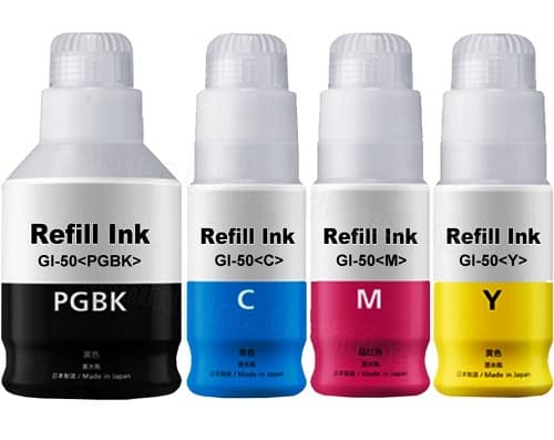 Canon Ecotank Flacone Compatibile Pixma GI-50Y 70ML Ciano DYE 3403C001 - Immagine 1