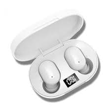 E6S Auricolari Wireless Bluetooth 5.1 Bianco - Immagine 1