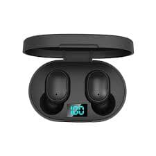 E6S Auricolari Wireless Bluetooth 5.1 NERO - Immagine 1