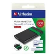 Verbatim HARD DISK Esterno 2.5" 500GB Black USB 3.2 53111 - Immagine 1