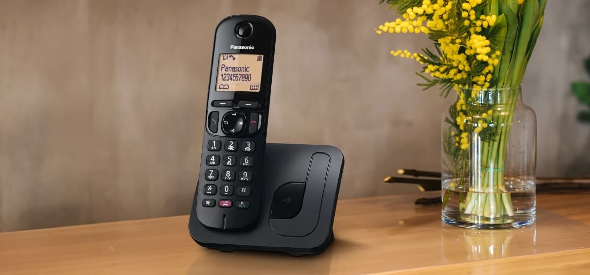 Panasonic Telefono Cordless TGC250 Black