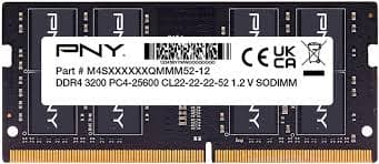 PNY RAM SO-DDR4 16GB 3200MHZ PC4-25600 MN16GSD43200-TB - Immagine 1