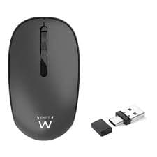 Ewent Mouse Ottico USB A+C CON Click Silenzioso EW3206 - Immagine 1