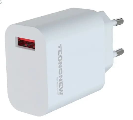Tecnonew Alimentatore USB-A QC3.0 TN-881A-18W