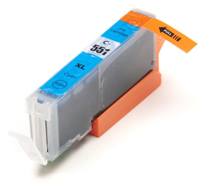 Canon Cartuccia Compatibile CLI-551C Ciano 6509B001 - Immagine 1