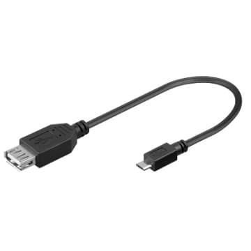 CAVO ADAT. USB A F - Micro USB M 0.17M EW-100311-002-N-P