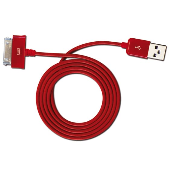 Tecnoware Mobile Cable Power Adapter Samsung Galaxy TAB 100 CM RED Color FCM16297 - Immagine 1