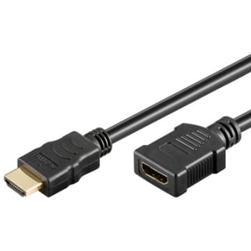 Ewent CAVO Prolunga HDMI CON Ethernet M/F 2,0MM CC-130200-020-N-B - Immagine 1